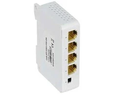 Šakotuvas Delta Network POE KOMUTATORIUS / ILGINTUVAS SPT-POE/3-POE-DIN 4 PRIEVADŲ DELTA TINKLAS