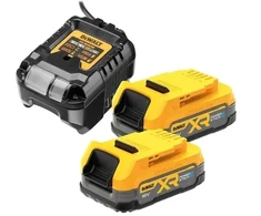 DEWALT akumuliatorius 18V 1,7Ah POWERSTACK 2vnt.. + Įkroviklis DCB1102