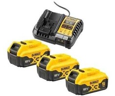 DeWALT DCB1104P3-QW baterija/kroviklis do įrankių Rinkinys baterija i kroviklis