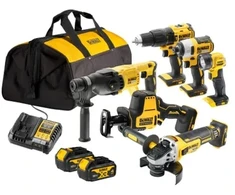 Akumuliatorinių įrankių rinkinys DeWalt DCK607M2-QW; 18 V; 2x4,0 Ah akum.