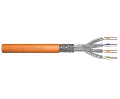 Digitus Kabelis instalacyjny kat.7, S/FTP, DK-1743-VH-1, AWG 23/1, LSOH, 100m, oranžinė, szpula