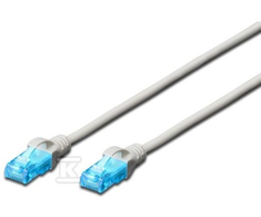 Assmann Electronic DIGITUS DK-1512-250 Premium CAT 5e UTP patch kabelis Ilgis 25m Spalvotas pilkas