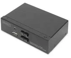 DIGITUS KVM komutatorius, 2 prievadų, HDMI, 4K, 30Hz, DS-12870