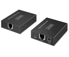 Projektorius DIGITUS prailgintuvas vytos poros kat.6 USB 2.0 iki 150 m, 4x USB-A iki 480 Mbps, 1x RJ45 (Gigabit Ethernet) rinkinys