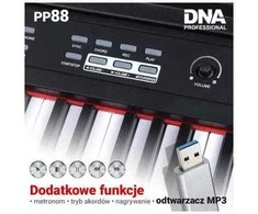 Dna Professional DNA PP 88 skaitmeninis pianinas, pilno dydžio klaviatūra