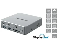 Doko stotelė CONCEPTRONIC 15-1 USB-C->2xHDMI/2xUSB-C/4xUSB-A/+80W si