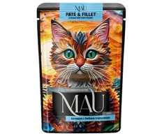 Dolina Noteci MAU Pate and Fillet Crimson with pansy - wet cat food - 85g