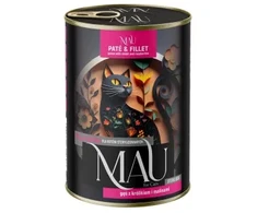 MAU Pate and Fillet Sterilised Goose with rabbit and raspberries - wet cat food - 400g