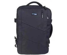 Turistinė kuprinė 4kom.pl Kuprinė DONAU TRAVEL Prague, 17", 32l, USB + kabelis, juoda