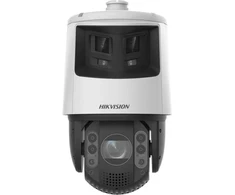 Hikvision DS-2SE7C425MWG-EB/26(F0) TandemVu 6+4 MP 25X „ColorVu“ ir IR „AcuSense“ panoraminė tinklo greičio kupolinė kamera