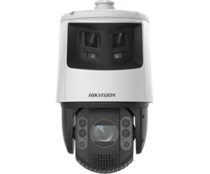 Hikvision DS-2SE7C425MWG-EB/26(F0) TandemVu 6+4 MP 25X „ColorVu“ ir IR „AcuSense“ panoraminė tinklo greičio kupolinė kamera