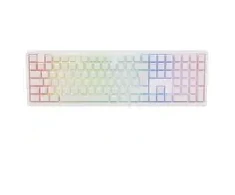 Ducky Zero 6108 Pure Baltas belaidė žaidimų klaviatūra – MX2A Speed-Sidabrinis US išdėstymas