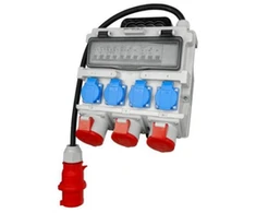 DV-7273-D Statybinė skirstomoji įranga TR-S 32A 2x16A 4x230V Schuko Doktorvolt 7273