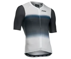 Dviratininkų marškinėliai NORTHWAVE Blade Air Jersey S/s biaĹ‚o juoda - L