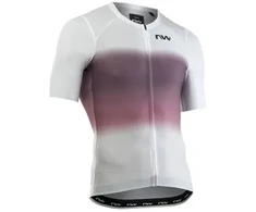 Dviratininkų marškinėliai NORTHWAVE Blade Air Jersey S/s biaĹ‚o rĂłĹĽowa - L