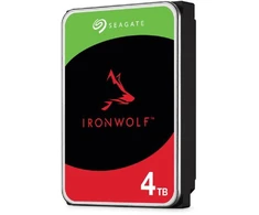 Kietasis diskas  SEAGATE NAS HDD 4TB IronWolf /5400rpm 6Gb/s/ SATA 256MB cache 3.5inch/ 24x7 CMR for NAS and RAID rackmount systems BLK