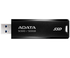 Išorinis kietasis diskas SSD Adata SC610 2000GB USB3.2A Juodas