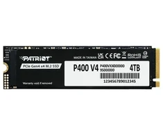 SSD diskas Patriot P400 V4 M.2 PCI-Ex4 NVMe 4TB 6,2GB/s (P400VP4TBM28H)
