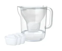 BRITA Style ESSENTIAL XL baltas filter jug + 3 x MX Pro Pure Performance filter