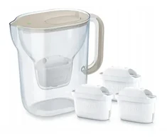 BRITA Style ESSENTIAL XL sand filter jug + 3 x MX Pro Pure Performance filter