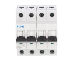„Eaton“ grandinės pertraukiklis 4P C 4A 6kA AC PL6-C4/4 166527