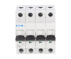 Eaton Grandinės pertraukiklis 4P C 6A 6kA AC PL6-C6/4 166531