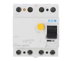 Eaton Liekamosios srovės grandinės pertraukiklis 4P 63A 0,03A tipas G/A 10kA FRCMM FRCMM-63/4/003-G/A 170296