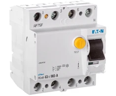 Eaton 170334 Liekamosios srovės grandinės pertraukiklis 4P 63A 0,03A tipas A FRCmM-63/4/003-A 170334