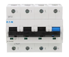 Eaton 174524 Grandinės pertraukiklis 3P+N B 63A 25kA AC AZ-3N-B63 174524