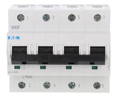Eaton 174542 Grandinės pertraukiklis 4P D 25A 25kA AC AZ-4-D25 174542