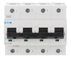 Eaton 174548 Grandinės pertraukiklis 4P D 100A 25kA AC AZ-4-D100 174548