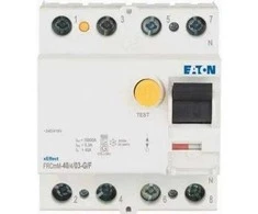 Eaton Liekamosios srovės grandinės pertraukiklis 4P 40A 0,3A tipas G/F FRCMM-40/4/03-G/F 187421