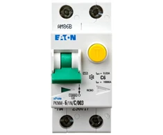 Eaton PKNM-6 / 1N / C / 003 2P 6A C 0,03A AC tipo - 236017