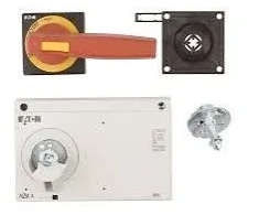 Eaton kairiųjų šoninių durų pavara raudona/geltona NZM3-XSR-L (266655)