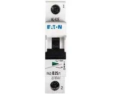 Eaton 278537 Grandinės pertraukiklis 1P B 25A 15kA AC FAZ B25/1 278537