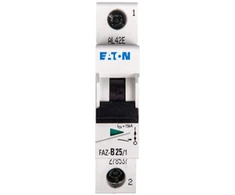 Eaton 278537 Grandinės pertraukiklis 1P B 25A 15kA AC FAZ B25/1 278537