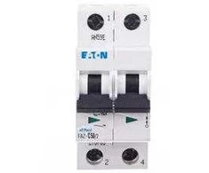 Eaton FAZ- C50 / 2P nuolatinės srovės perjungiklis C 50A 15kA AC 278765