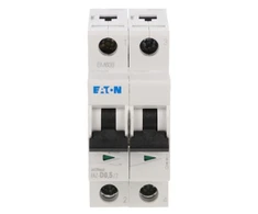 Eaton 278767 Grandinės pertraukiklis 2P D 0.5A 15kA AC FAZ-D0.5/2 278767
