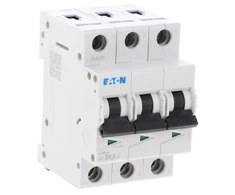 Eaton 278880 Grandinės pertraukiklis 3P D 0.5A 15kA AC FAZ-D0.5/3 278880