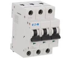 Eaton 278883 Grandinės pertraukiklis 3P D 1.6A 15kA AC FAZ-D1.6/3 278883