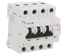 Eaton 278936 Grandinės pertraukiklis 3P+N B 1.6A 15kA AC FAZ-B1.6/3N 278936