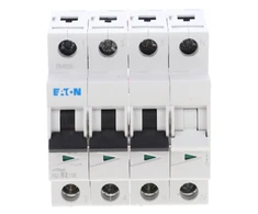 Eaton 278939 Grandinės pertraukiklis 3P+N B 3A 15kA AC FAZ-B3/3N 278939
