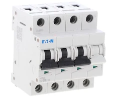 Eaton 278993 Grandinės pertraukiklis 3P+N D 8A 15kA AC FAZ-D8/3N 278993
