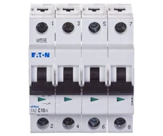 Eaton FAZ-C10 / 4 4P C 10A 15kA 279057 perjungiklis