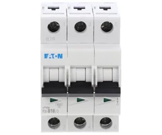 Eaton 286589 Grandinės pertraukiklis 3P B 16A 6kA AC PL6-B16/3 286589