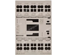 Eaton 24 V DC pagalbinis kontaktorius DILA 3Z+1R Push-In spyruokliniai gnybtai 199213