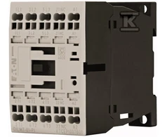 Eaton DILM maitinimo kontaktorius 3 polių 380V 400V 3kW 1R 230V kintamosios srovės įstumiami spyruokliniai gnybtai 199224