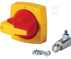 Eaton Durų diskas D / P tipo, gelsvai raudonas su K1DR / P (181800) užraktu