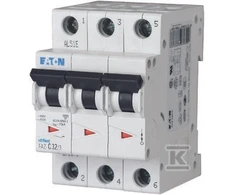 Eaton FAZ-B16/3 OFF NMP. 3 polių, IN=16A