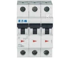 Eaton FAZ-B63 / 3 3P B 63A 15kA 278853 perjungiklis